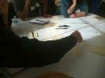 Our group in action for the  "Designing for the Future" workshop.